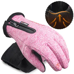 100% Waterproof Winter Gloves -30℉ Warm Windproof All Fingers Touch Screen Gloves for Men Skiing and Outdoor Work
