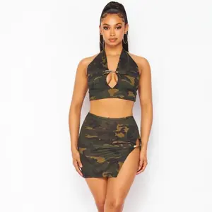 The Diva Cam Skirt  Womenswear Set Camo Army Comfort Comfortable Dress Day Overalls Love