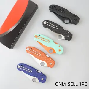 1pc Multifunctional Edc Pocket Knife, Non-Slip Texture Handle, Compact Design, Durable Camping Tool, Essential Kitchen Knife, Great Gift