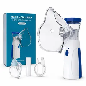 Portable Handheld Mesh Micro-Nebulizer for Home Use, Adjustable Mist Rate with USB Power Cable, Includes Nebulizer Mask