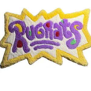 Rugrats Logo Rug - Colorful and Iconic Design Featuring the Famous Rugrats Logo