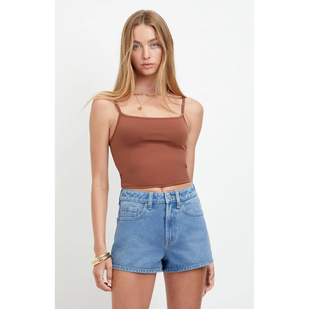 Pacsun Women's Ivy High Waisted Festival Jean Shorts Zip Fly Medium Blue Pacsun Women's Ivy High Waisted Festival Jean Shorts Zip Fly Medium Blue