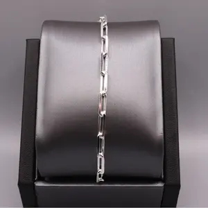 Sterling Silver Bracelet - Paperclip Style