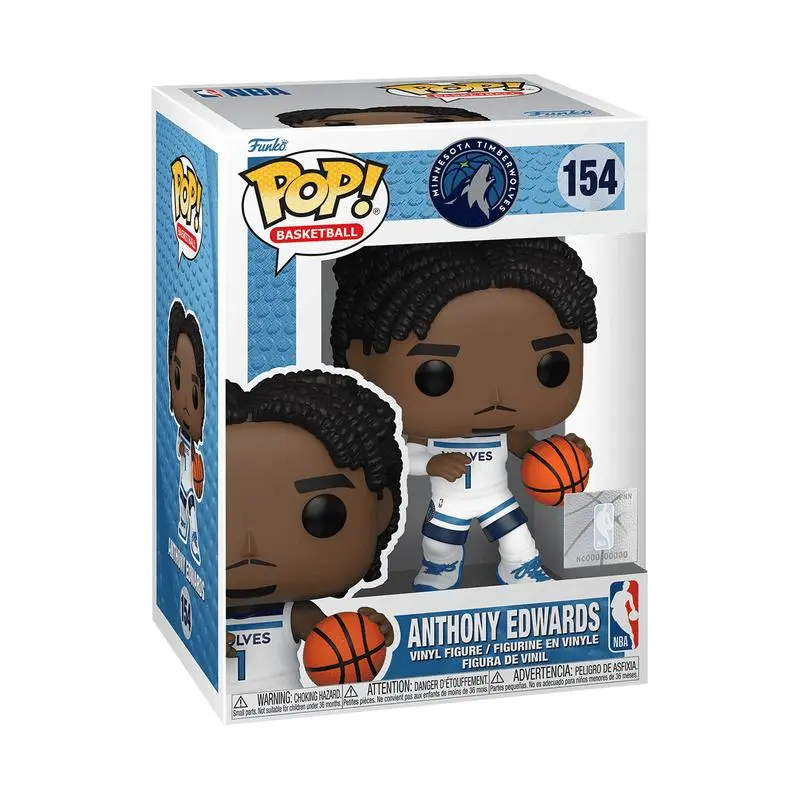 Funko Pop! Minnesota Timberwolves - Anthony Edwards #154 Collectible Pop Vinyl Figure