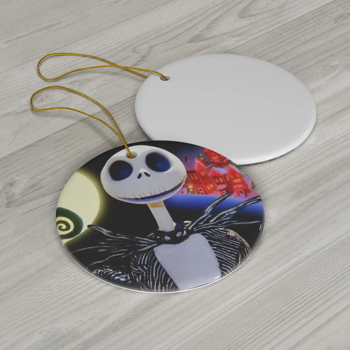 Jack ceramic xmas ornament
