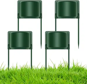 MoKo 4 Pcs Sprinkler Guards Shields for Overspray Control, Rustproof Sprinkler Head Protector for Effective Irrigation on Lawns, Parks, Gardens, Green Belts, Courtyards