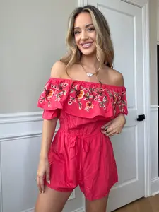 Wildflower Ruffle Romper