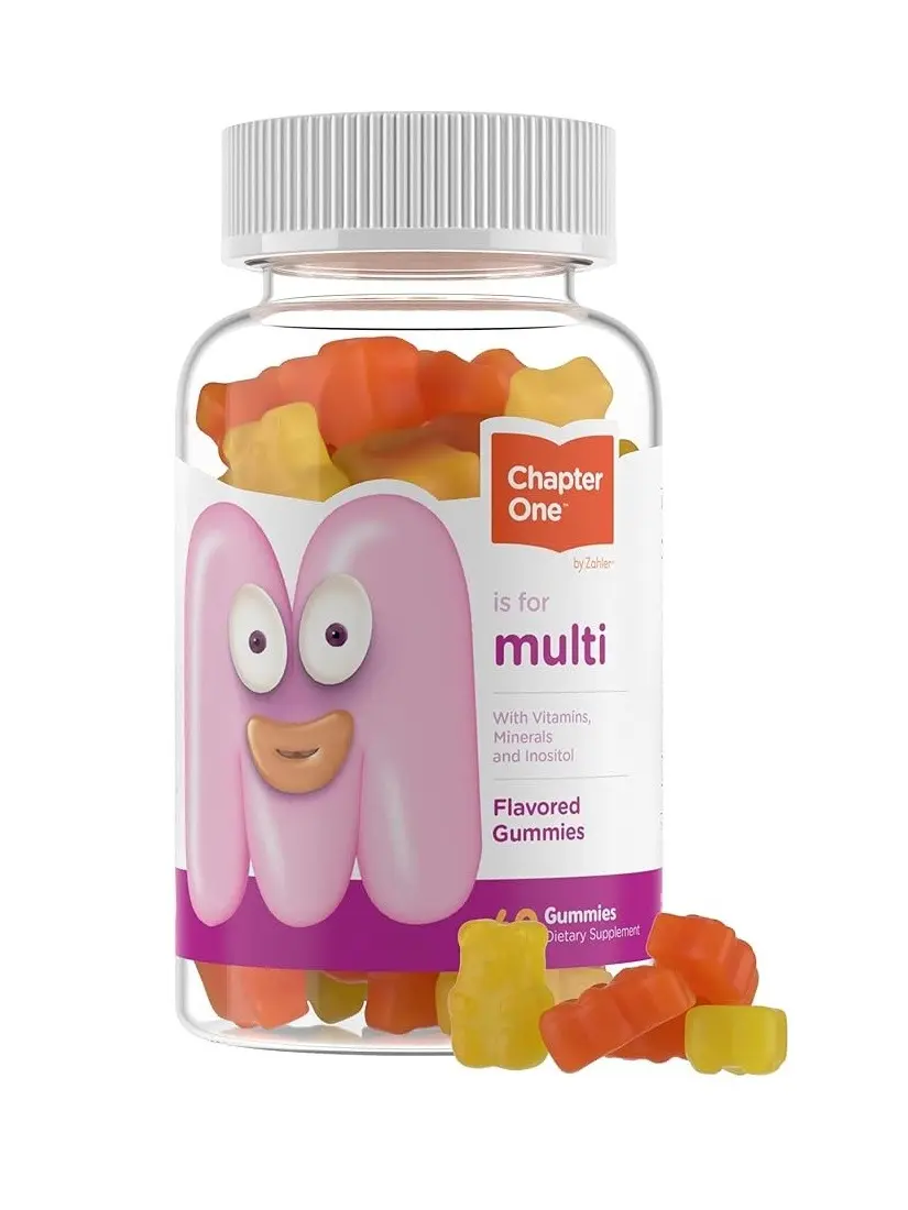 Zahler Chapter One Kids Multivitamin Gummy with 13 Vitamins & Nutrients 60 Flavored Gummies Certified Kosher Vitamins Including Vitamin C D3 Zinc More Delicious Multivitamin Gummies Made in USA - Supplement Healthcare