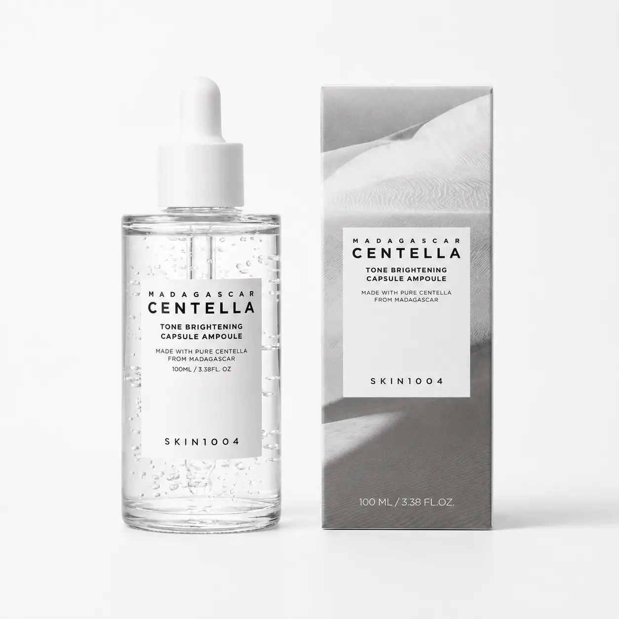 SKIN1004 Madagascar Centella Tone Brightening Capsule Ampoule – Niacinamide, Tranexamic Acid, 3.38 fl oz