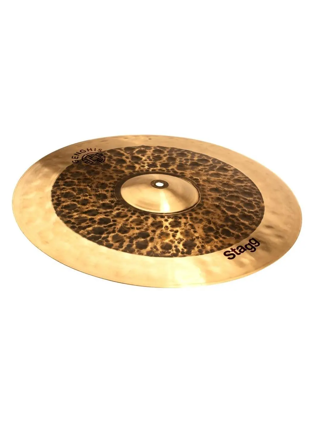 212 MAIN 25424 19 in. Genghis Dual Medium Crash Cymbal, Professional Percussion Instrument