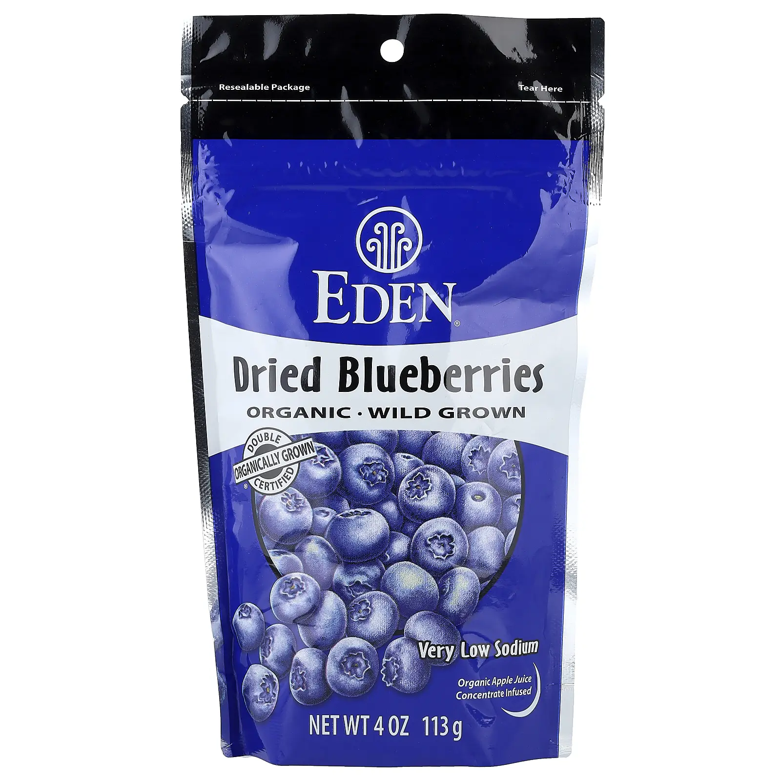 Eden Foods Organic Dried Blueberries, 4 oz (113 g)