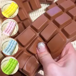 Stress Relief Toy – Super Slow Rising & Soft Touch PU Material, Realistic Chocolate Bar Design, Squishy Squeeze for Kids, Teens & Adults. A Must-Have for Anxiety Reduction, Fun & Safe Sensory Play – 2026 Popular Decompression Artifact, Perfect for Gift