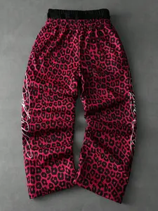 Men's Camo Sweatpants Set, High Stretch Oversized Fit, Drawstring Waist, Graphic Print, Casual Streetwear, Perfect Gift for Boyfriend