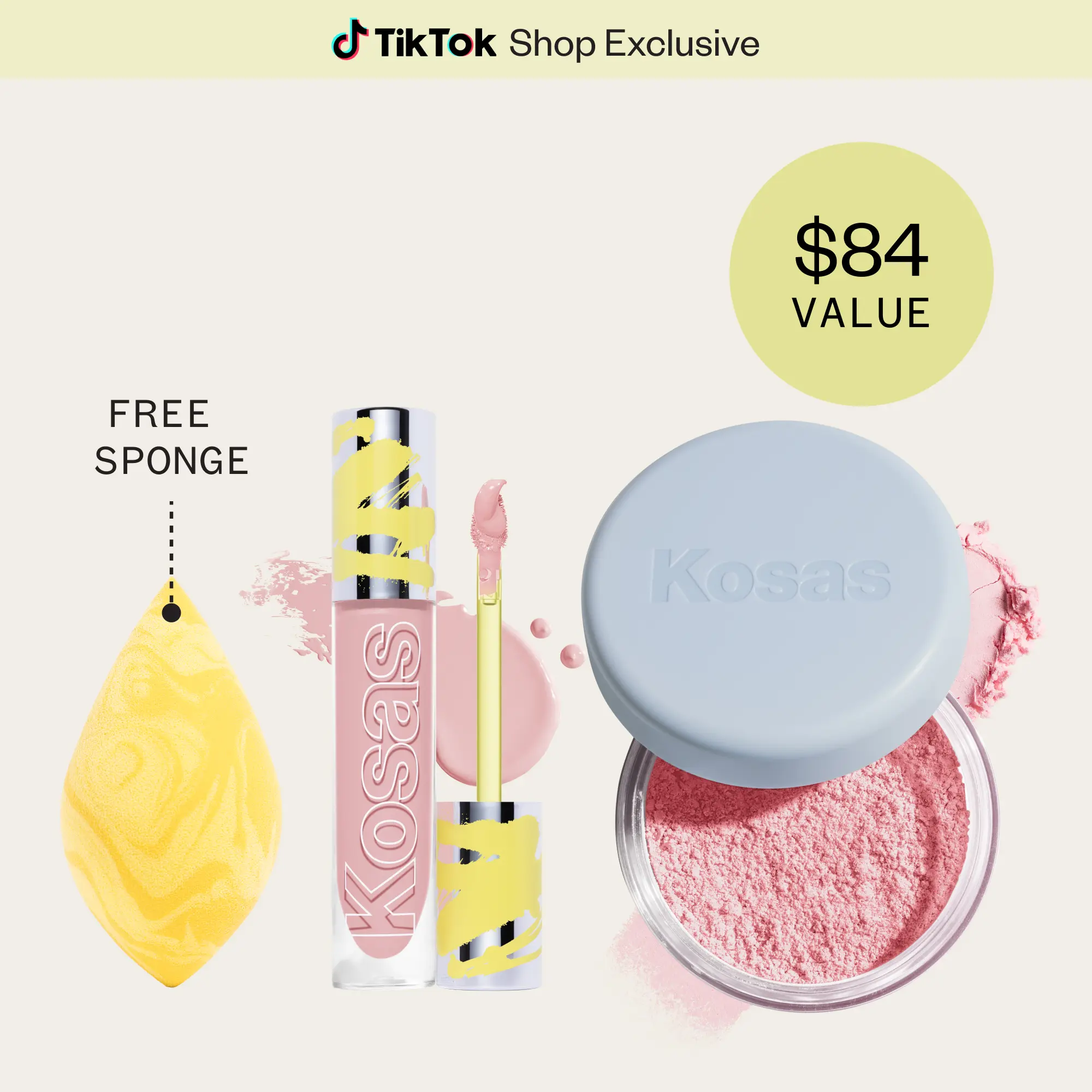 Extra Bright Complexion Set *TikTok Exclusive Set* — Color Corrector, Brightening  Loose Powder & Free Dual-Ended Makeup Blender — Brighten & Set Skin ($84 Value)