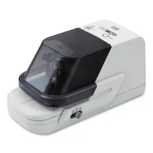Max USA MXBEH70FII Electric Flat Clinch Heavy Duty Stapler, 70 Sheet Capacity - Gray