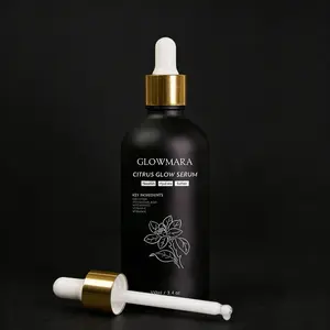 100ML Citrus Glow Serum- 30% Vitamin C, Hyaluronic Acid, Niacinamide, Collagen & Vitamin E Anti Aging Anti Wrinkle Brightening Hydrating Formula for Radiant Skin