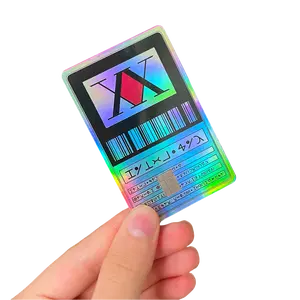 Hunter License Custom Holographic Credit Card Protection Sticker Small Chip Vinyl Debit Card Decal Skin