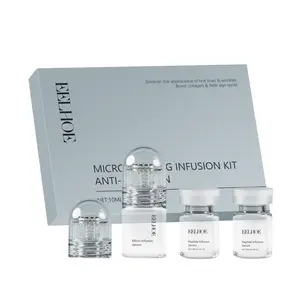 EELHOE Micro-Infusion System-Facial Serum for All Skin Types Facial Systemfor a Refreshed&Youthful-Looking Appearance Hyaluronic Acid Facial Set:Gentle Hydration and Nourishment for Skin;Roller Cleansing Set for Acne and Blackheads non-greasy moisture