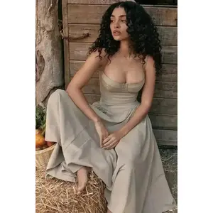 Corset Sundress Casual Comfort Summer Womenswear Elegance Elegant Formal Outfit