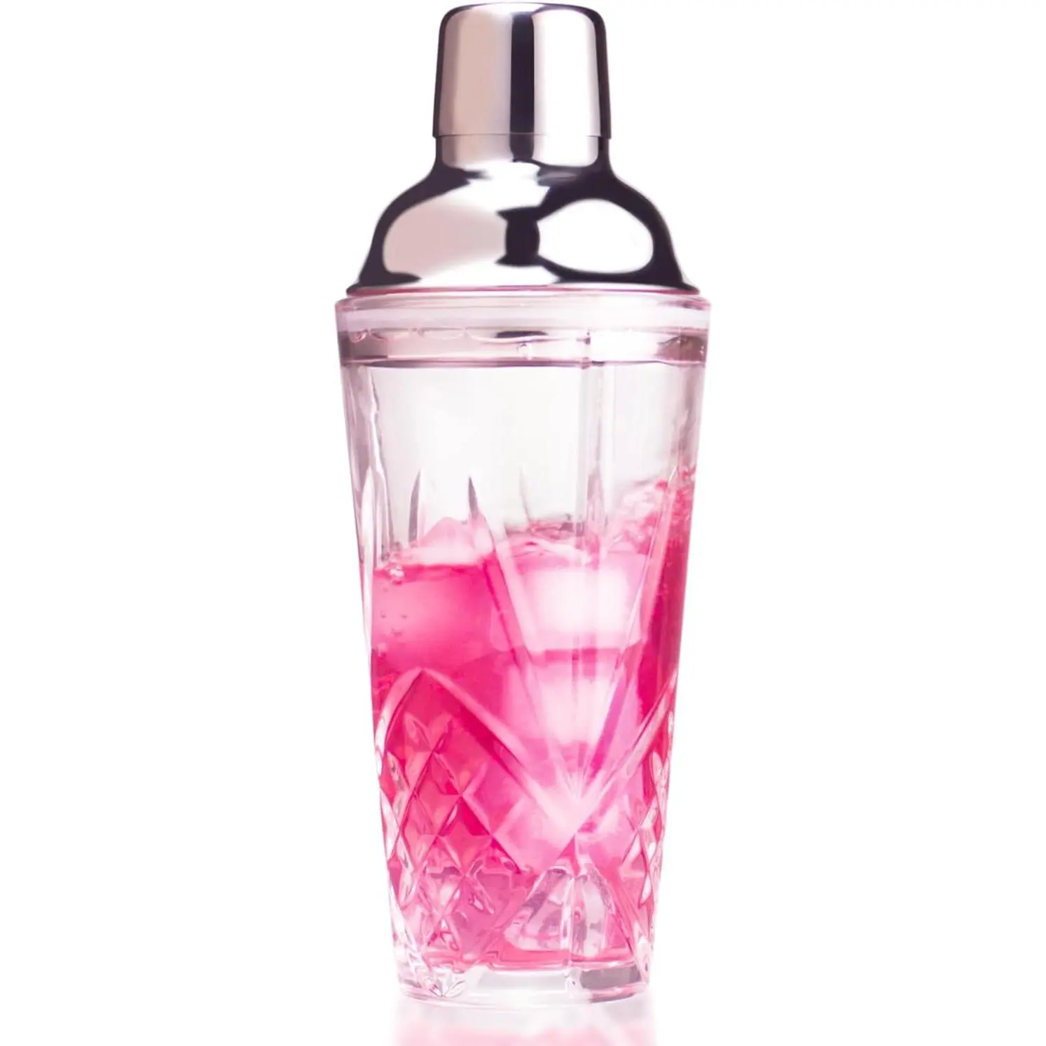 Shaker, 14.5 Oz Glass Martini Shaker with Strainer for Bars, , ,