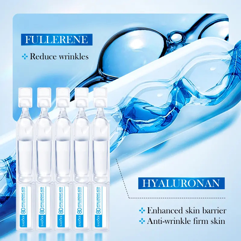 15PCS 4D Hyaluronic Acid Ceramide Serum Stick, 3% HA Concentrated Face Moisturizer, Deeply Hydrates, Soothes Dry Skin, Daily Nourishing Hydrating Balm, Portable Moisture Face Care Stick Pack