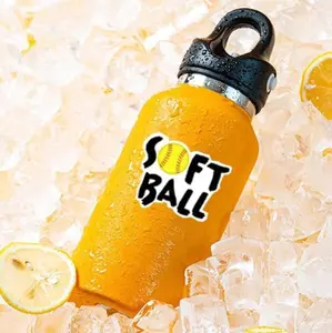 Softball Stickers 50Pcs Waterproof Vinyl Decals for Water Bottles Laptop Luggage Cup Computer Mobile Phone Skateboard Guitar Décor Live Love Softball Design Durable Sun Proof