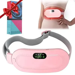 Portable Heating Belly Massage Belt with Built-In Battery, Smart Heating & Vibration for Womb & Stomach Relief, Ideal Gift for Girlfriend, Wife, Mother