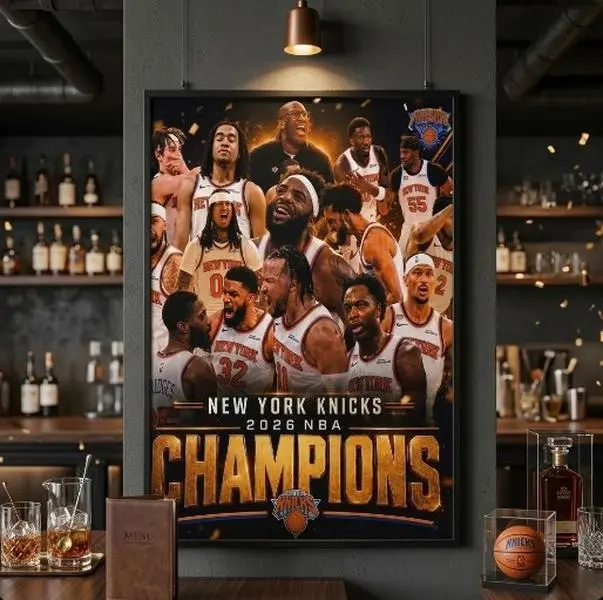 New York Knicks The Knicks Wins NBA Cup Champions 2025 Poster Decor
