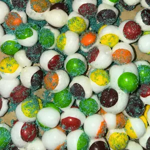 Freeze Dried BLUE RAZZ Rainbow Busters - TikTok Viral - Crunchy Snacks - Astronaut Candy - Mini Bag - 2 Ounce - Holiday Snack