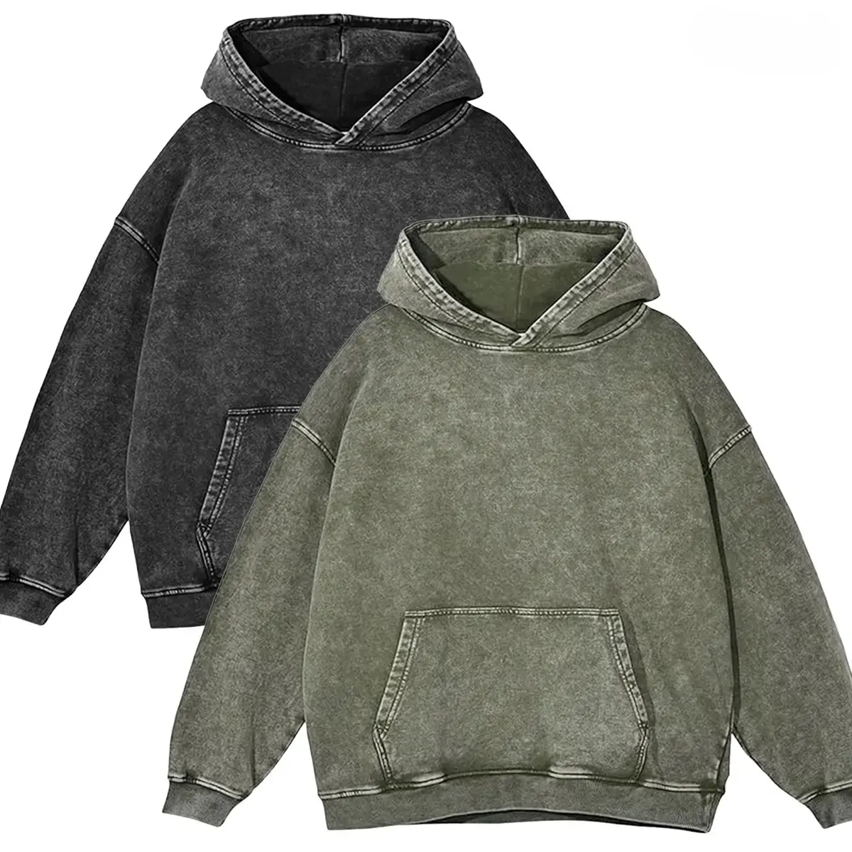 2Pack Acid Wash Hoodies Oversized for Women Acid Wash Sweatshirt Cute Pullover Fall Winter Long Sleeve Shirts Autumn Casual Long Sleeve Hoodie Fit compression shirts Womenswear