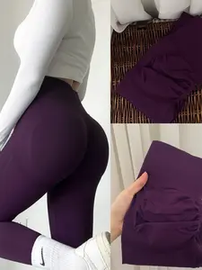 Women's High-Waisted Fitness Leggings, Peach 3D Butt-Lift, Tummy-Control, Slim-Fit for Running, Yoga, Training, Comfortable & Stylish, Glute Enhancing Leggings