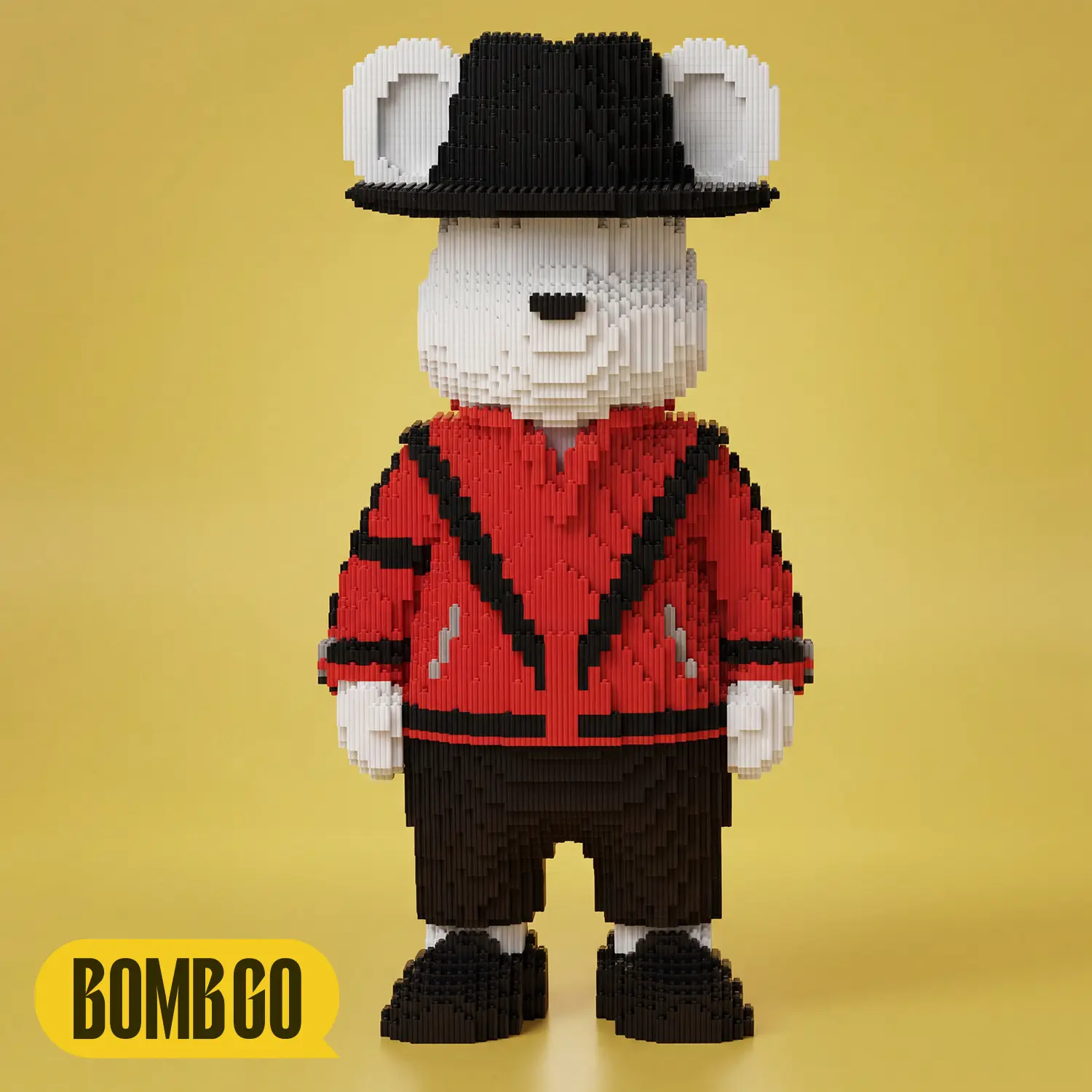 BOMBGO Bear Series -17969+ PCS Building Block Toys,(BG2013)Birthday Gift,Christmas Gift,Educational Building Blocks,Trend Decoration,Cool Gifts,Brick,Family Bonding BlackFriday Christmas
