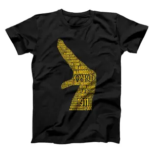 Black Fraternity Omega 1911 Hand Sign Words Psi Phi T-Shirt, Sweatshirt, Hoodie