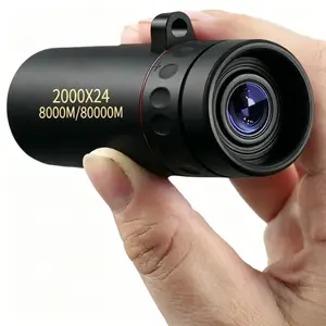 8X High-Power Compact Monocular Telescope, Sturdy Durable Telescopic Portable Travel Telescope for Adults, Travel Accessories for Outdoor Adventures, Bird Watching