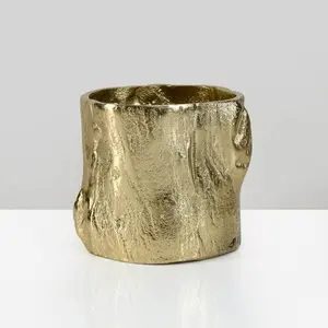 Gold Birch Metal Vase