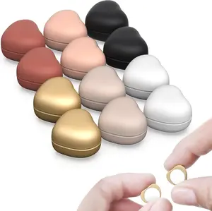 12 Pairs Heart Magnetic Hijab Pins, Strong Pinless No-Snag Hijab Magnets for Scarf, Shirt, Dress – Stylish & Multi-Purpose Use