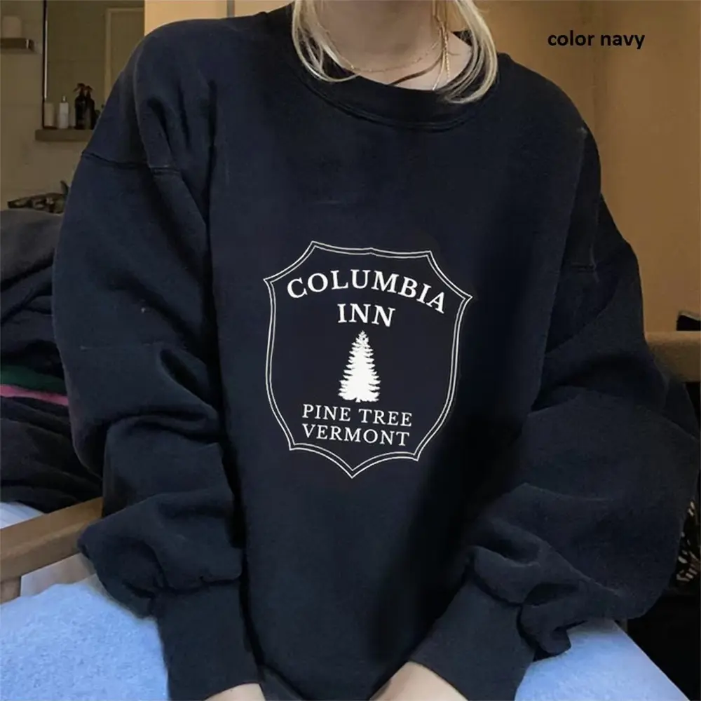 Columbia Inn Pine Tree Vermont shirt, America's Snow Playground, A White Christmas Wallace Davis tee