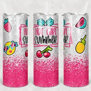 Hot girl summer | 20oz Skinny sublimation tumbler transfer print out (TRANSFER ONLY, NOT A FINISHED TUMBLER) mothers day