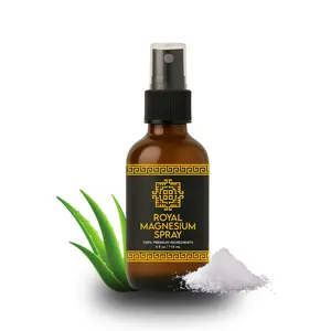 Royal Wellness Magnesium Spray  – Magnesium Spray for Sleep, Stress & Muscle Recovery | Topical Magnesium Oil Spray for Pain Relief, Restless Legs, Cramps | Pure Magnesium Chloride with Aloe & Eucalyptus, 4 oz