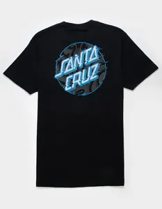 Santa Cruz Eco Vivid Slick Dot Mens Tee - Timeless Treasures - From Small To Extra Large - Flexible Fashion Fits - Colors Galore - Pick Your Look Classic Cotton Menswear Shirt Top Collar Fitted Love Sport Tweed  Tshirt Shortsleeve Streetwear Soft