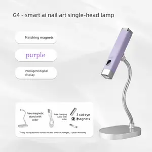 Pink and Purple Intelligent Induction  Lamp Phototherapy Lamp  Electrical Tool tech equipment spring nail enthusiast Touch Sensing Dryer beginner kit holiday haul