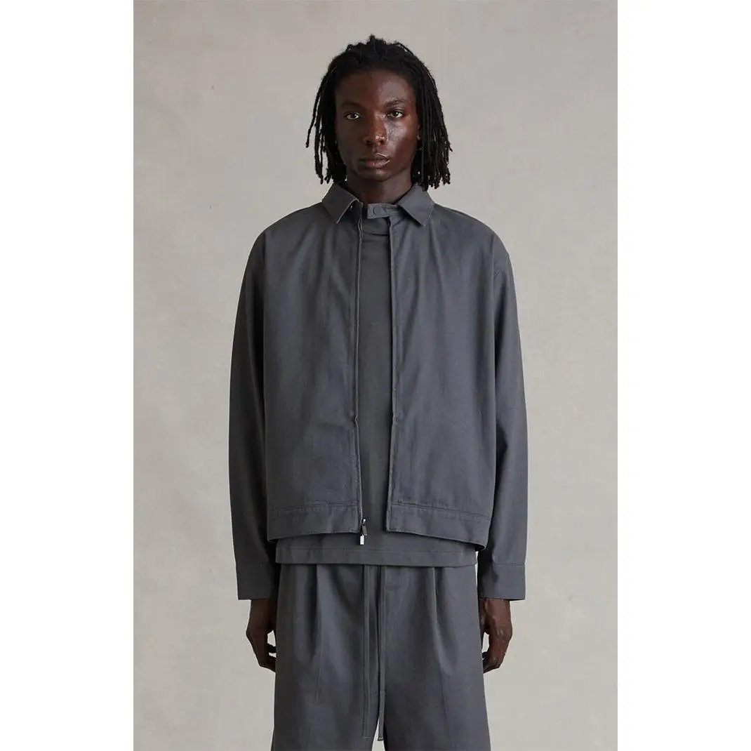 Fear of God ESSENTIALS Men's Iron Gray Work Jacket