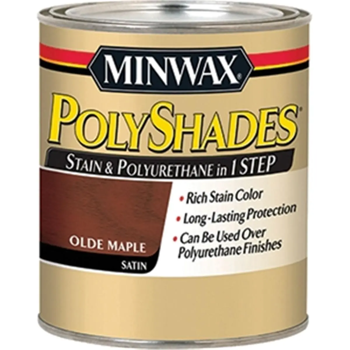 212 MAIN Minwax 61330 1 qt. Oil-Base 1-Step Satin Olde Maple 330 Polyshades, Wood Surface Paint Care for Automotive & Motorcycle Maintenance