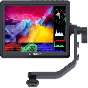 F6 Plus V2 5.5” Camera Field Monitor – Touchscreen IPS FHD 1920×1080, 3D LUT, 4K HDMI In/Out for DSLR & Mirrorless Cameras