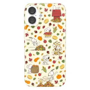 Snoopy Autumn Leaves iPhone Case