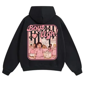 Men's Oversized 90s Movie Quote "Boys...Ugh!"Funny Valentine Hoodie - Stylish, Well-Fit Tops Essential Streetwear with Graphic Design, T-Shirt-Inspired Sweatshirt tiktok shop......