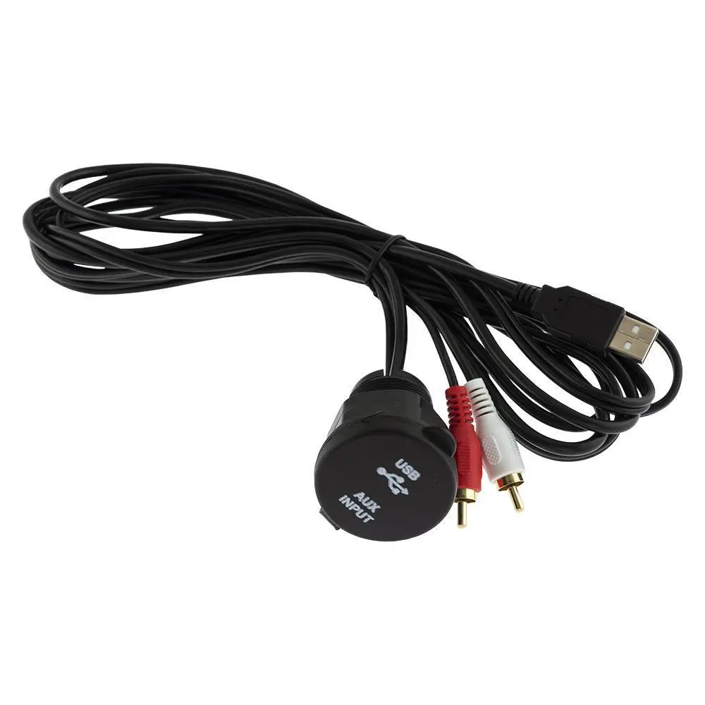 DS18 HYDRO HM2MAUX Automotive Electronics Accessories - USB & 3.5mm Stereo Jack AUX Input Extension, USB Cables