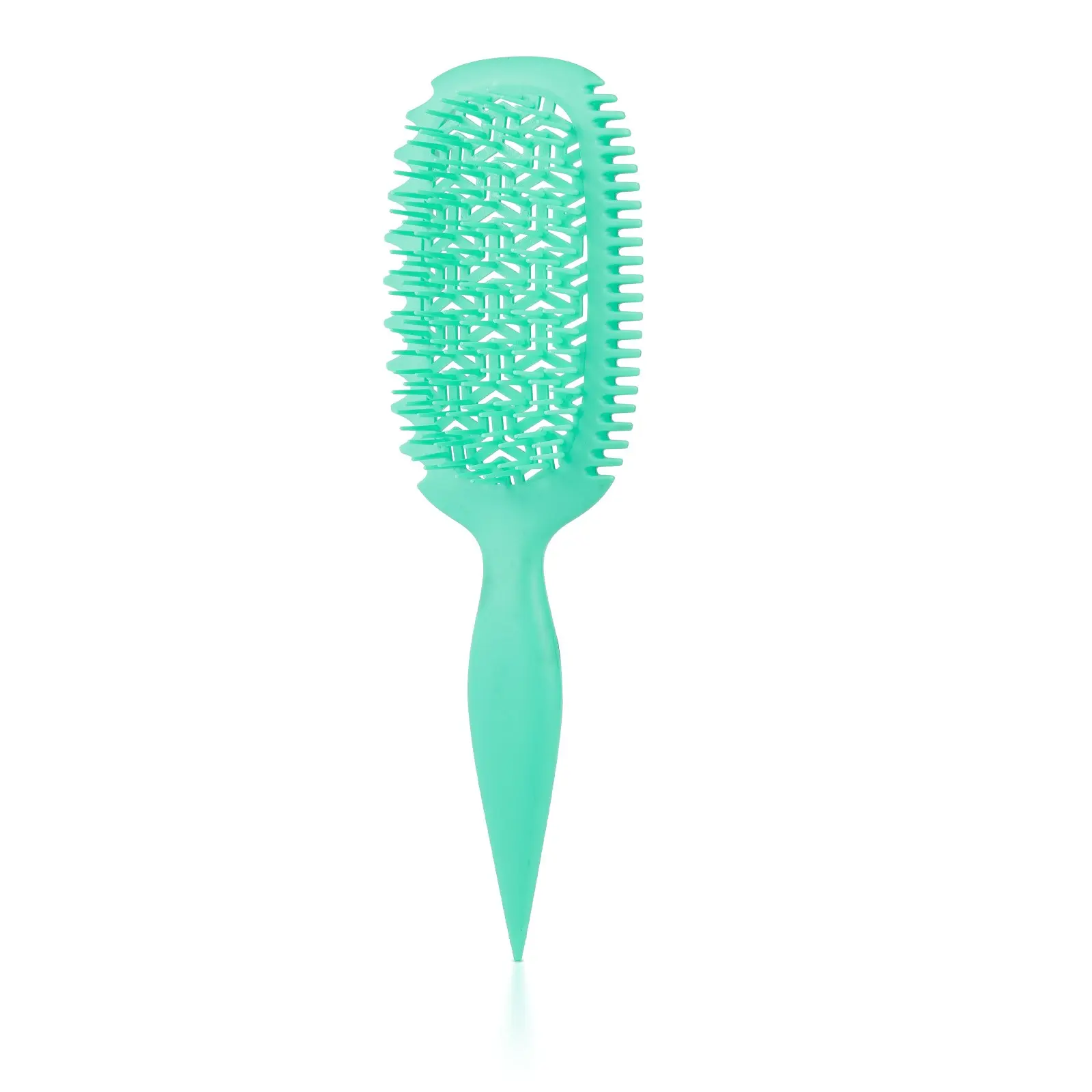 Curl Defining Vented Hair Brush, Anti Tangle Brush, Curly Hair Detangler Brush, for Curly Hair, Lightweight Detangling Brush with Anti-Static Flexible Teeth, Ventilated Design for Faster Drying, Ergonomic Non-Slip Handle