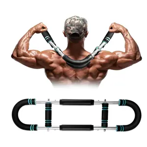 Detachable Arm Chest Exerciser with Spring Resistance Adjustable Portable Training Equipment for Home Gym