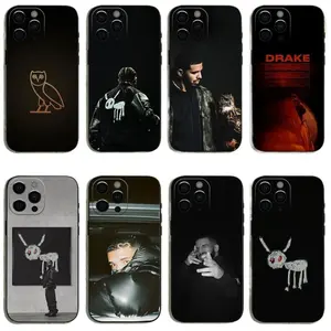 Rapper Singer D-Drake O-Owl Phone Cases For iPhone 17 Promax Pro Air 16 Plus 15 14 13 12 Soft Black TPU Shockproof Protective Cover Gift For Birthday